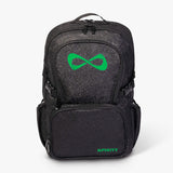 Nfinity Sparkle-ryggsekk svart - lilla logo