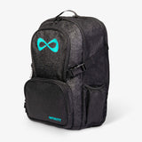 Nfinity Sparkle -reppu, musta - violetti logo